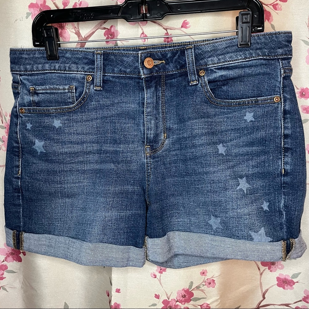 Sonoma Star Print Denim Shorts